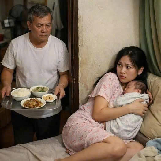 Chồng đi làm xa, mẹ chồng qua đời, tôi ở cữ với bố chồng nhưng cứ đến bữa ông bê mâm cơm cữ lên phòng là tôi lại chỉ muốn chạy khỏi căn nhà đó ngay lập tức