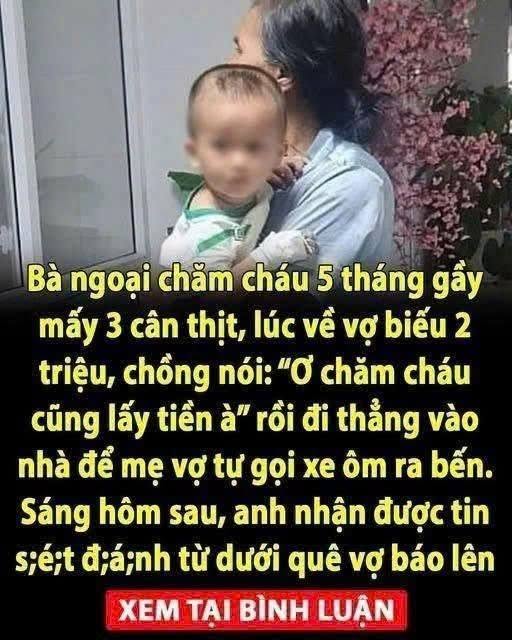 Mẹ vợ lên chăm con gái