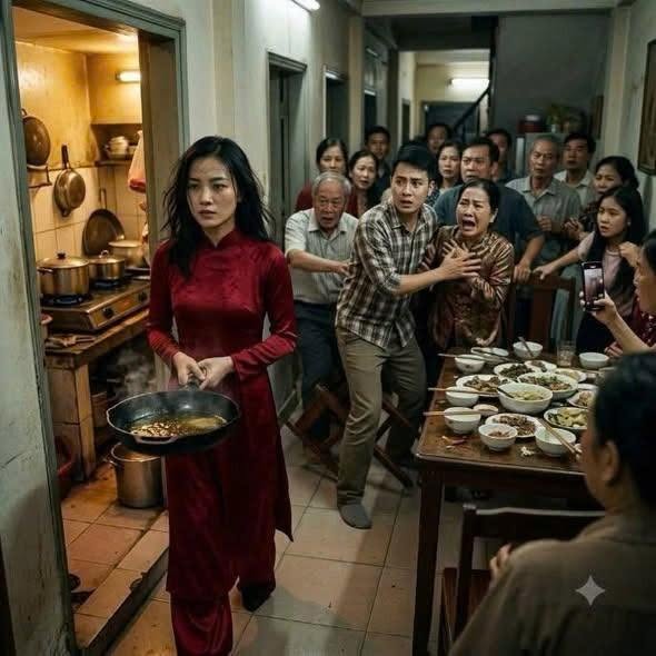 Cưới mới ba ngày mẹ chồng tát tôi trước mặt cả nhà, chồng ngồi im húp canh, tôi lặng lẽ vào bếp bưng chảo dầu sôi
